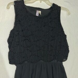 Alya Beaded Black Dress S